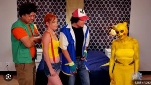 Misty and Pikachu take on Ashs Pokeballs ซาโตชิเย็ดหี มิสตี้แอนด์ปิกาจู