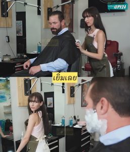 ตัดไม่ดีโทษหีโทษดอ Petite Hairdresser Serena Hill Barely Fits Customer’s Massive D1ck Inside Her Mouth – Exxxtra Small Serena Hill